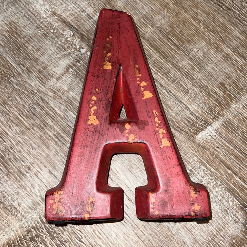 Rustic “A” stand up decor